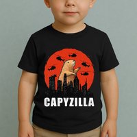 Capybara Funny Capybara Rodent Capyzilla Funny Toddler T-Shirt