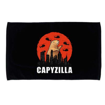 Capybara Funny Capybara Rodent Capyzilla Funny Microfiber Hand Towel