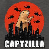 Capybara Funny Capybara Rodent Capyzilla Funny Vector Backpack