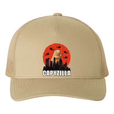 Capybara Funny Capybara Rodent Capyzilla Funny Yupoong Adult 5-Panel Trucker Hat