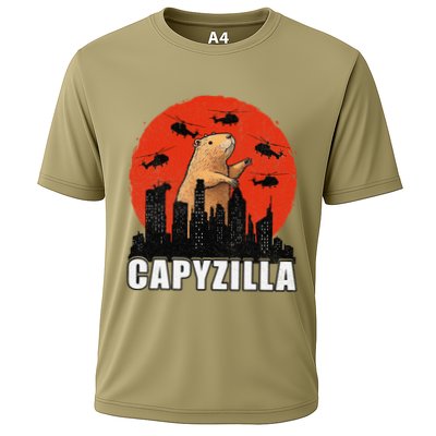 Capybara Funny Capybara Rodent Capyzilla Funny Performance Shirt