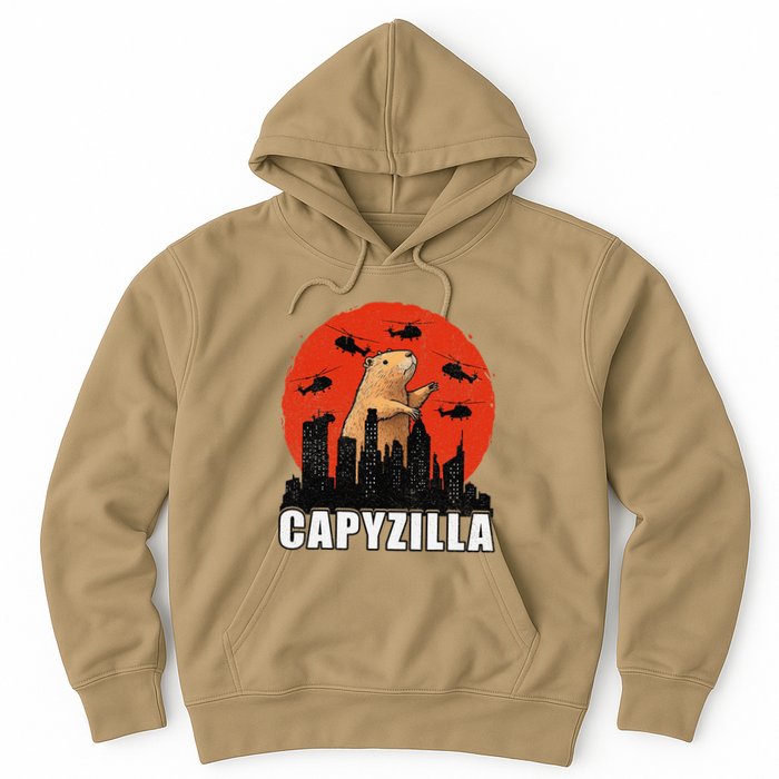 Capybara Funny Capybara Rodent Capyzilla Funny Hoodie