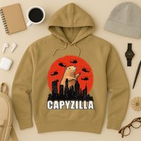 Capybara Funny Capybara Rodent Capyzilla Funny Hoodie