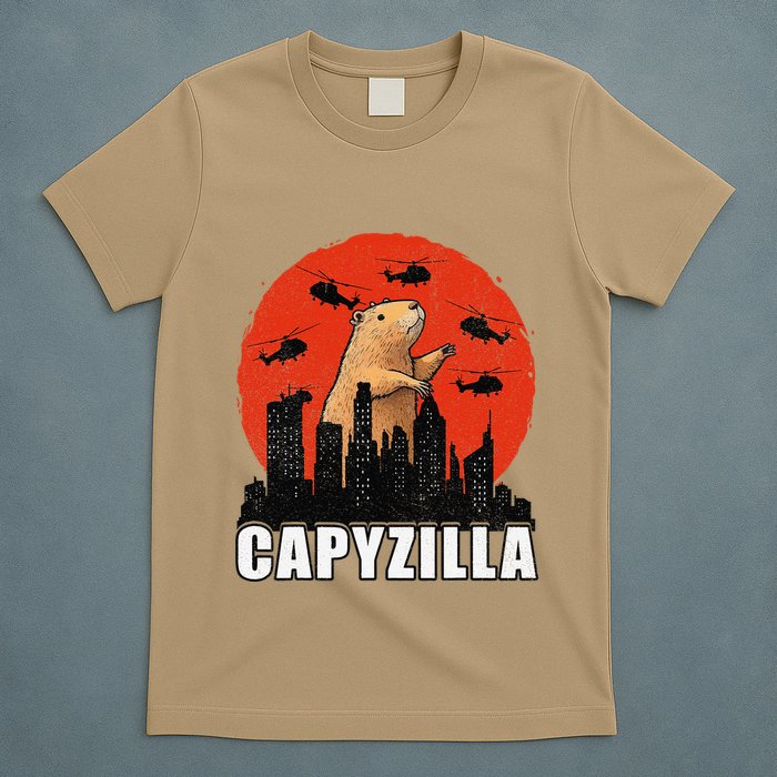 Capybara Funny Capybara Rodent Capyzilla Funny T-Shirt