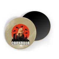 Capybara Funny Capybara Rodent Capyzilla Funny Magnet