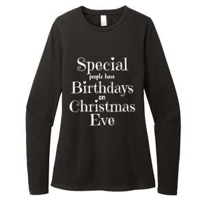 Cute Funny Christmas Eve Birthday December 24th Birthday Womens CVC Long Sleeve Shirt