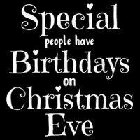 Cute Funny Christmas Eve Birthday December 24th Birthday Visor