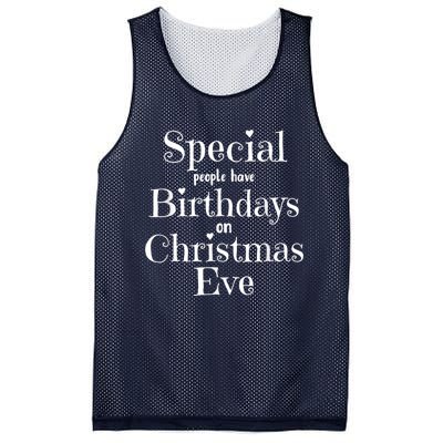 Cute Funny Christmas Eve Birthday December 24th Birthday Mesh Reversible Basketball Jersey Tank