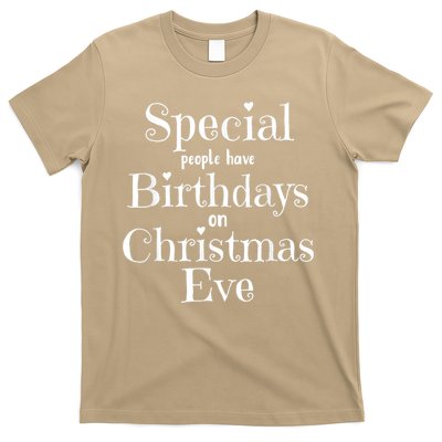 Cute Funny Christmas Eve Birthday December 24th Birthday T-Shirt