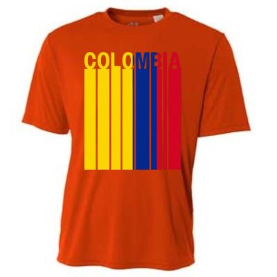 Colombia Flag Cooling Performance Crew T-Shirt