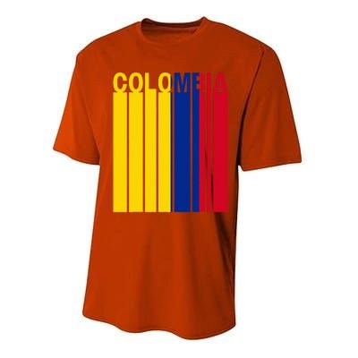 Colombia Flag Performance Sprint T-Shirt