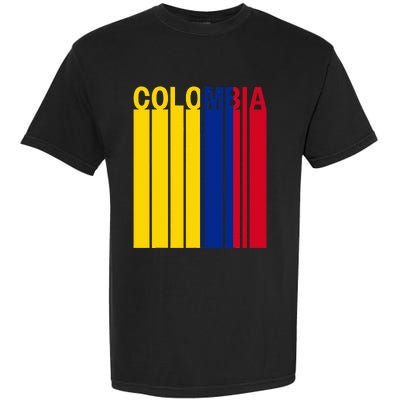 Colombia Flag Garment-Dyed Heavyweight T-Shirt