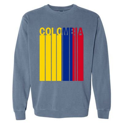 Colombia Flag Garment-Dyed Sweatshirt