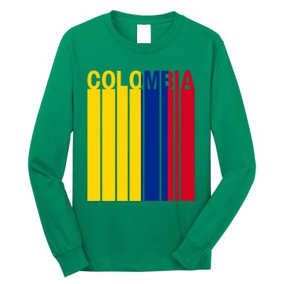 Colombia Flag Long Sleeve Shirt