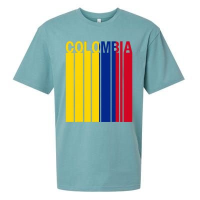 Colombia Flag Sueded Cloud Jersey T-Shirt