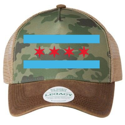 Chicago Flag Legacy Tie Dye Trucker Hat