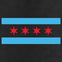 Chicago Flag 7 Panel Mesh Trucker Snapback Hat