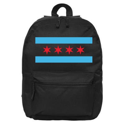 Chicago Flag 16 in Basic Backpack