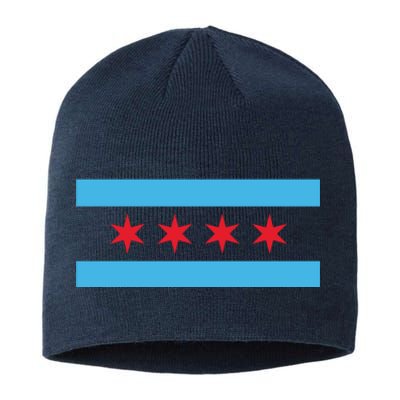 Chicago Flag Sustainable Beanie