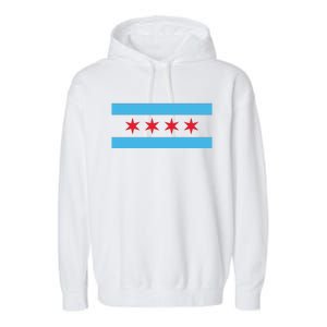 Chicago Flag Garment-Dyed Fleece Hoodie