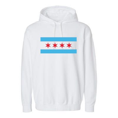 Chicago Flag Garment-Dyed Fleece Hoodie