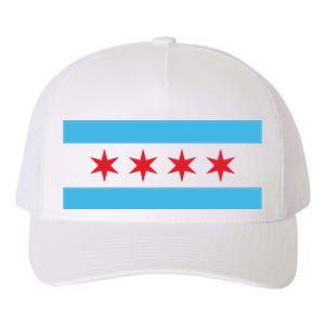 Chicago Flag Yupoong Adult 5-Panel Trucker Hat