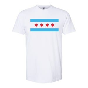 Chicago Flag Softstyle CVC T-Shirt