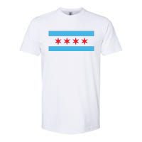 Chicago Flag Softstyle CVC T-Shirt