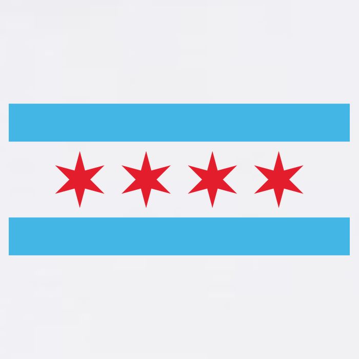 Chicago Flag Tall T-Shirt