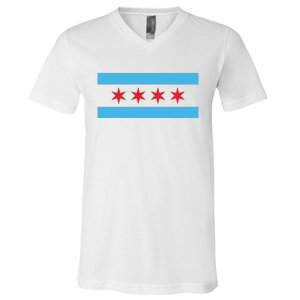 Chicago Flag V-Neck T-Shirt