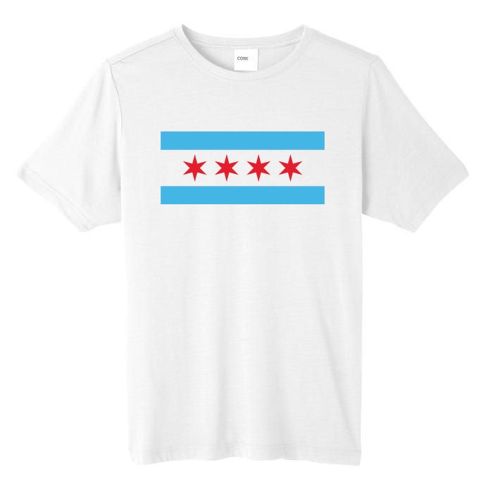 Chicago Flag Tall Fusion ChromaSoft Performance T-Shirt