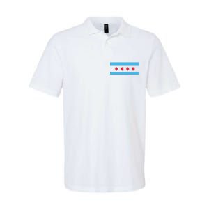 Chicago Flag Softstyle Adult Sport Polo