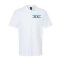 Chicago Flag Softstyle Adult Sport Polo