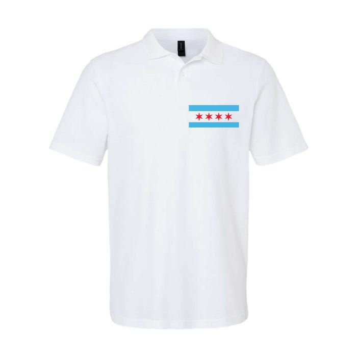 Chicago Flag Softstyle Adult Sport Polo