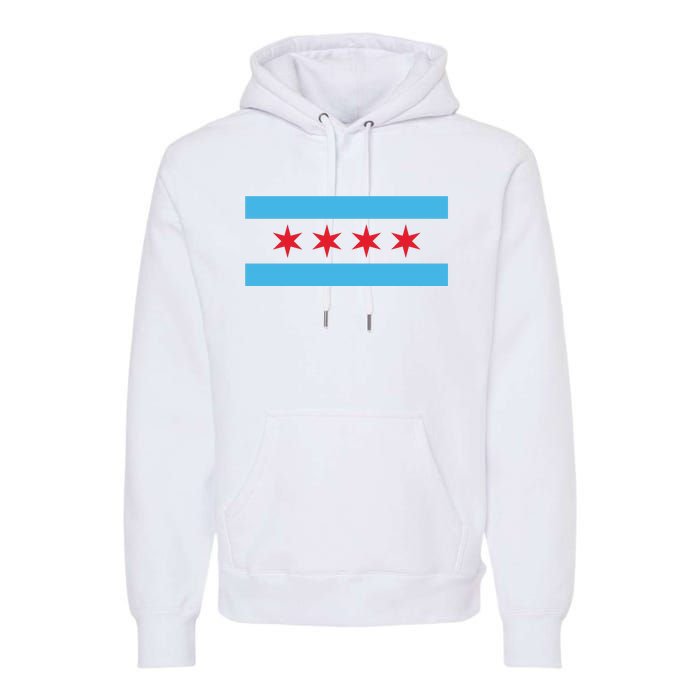 Chicago Flag Premium Hoodie