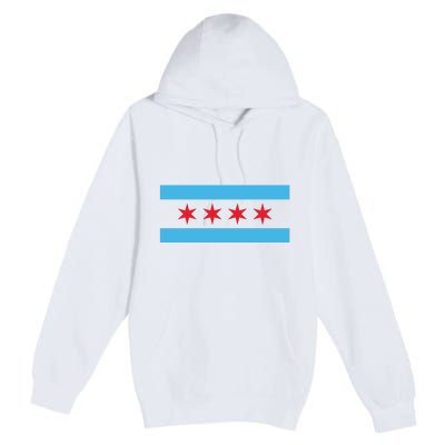 Chicago Flag Premium Pullover Hoodie