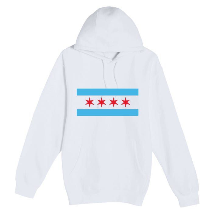 Chicago Flag Premium Pullover Hoodie