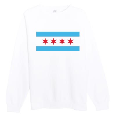 Chicago Flag Premium Crewneck Sweatshirt