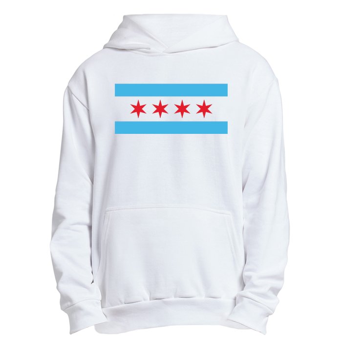 Chicago Flag Urban Pullover Hoodie