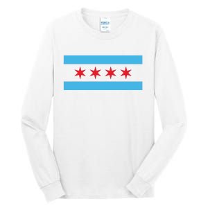 Chicago Flag Tall Long Sleeve T-Shirt