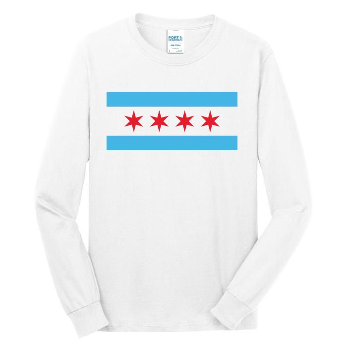 Chicago Flag Tall Long Sleeve T-Shirt