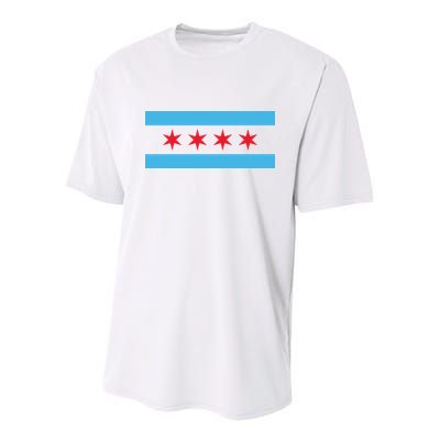 Chicago Flag Youth Performance Sprint T-Shirt