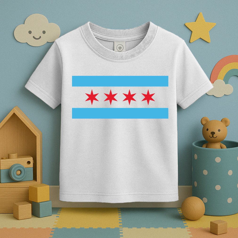 Chicago Flag Toddler T-Shirt