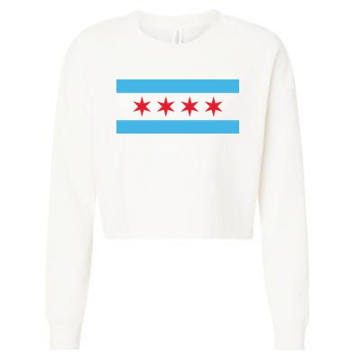 Chicago Flag Cropped Pullover Crew