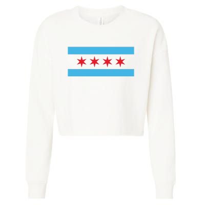 Chicago Flag Cropped Pullover Crew