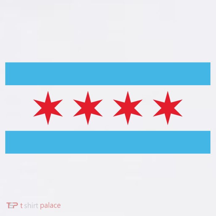 Chicago Flag Womens T-Shirt