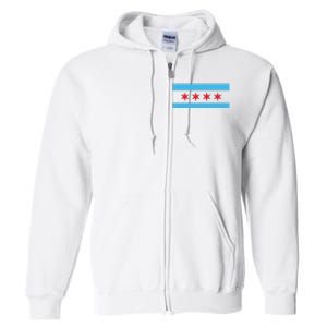 Chicago Flag Full Zip Hoodie