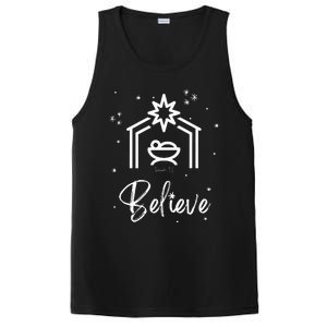 Christian Family Christmas S Nativity Believe PosiCharge Competitor Tank