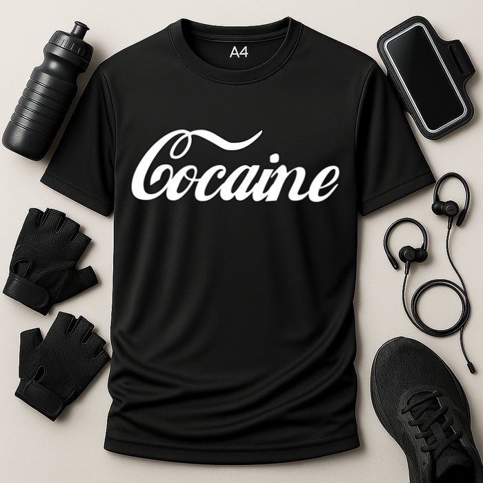 Cocaine Funny Performance Shirt