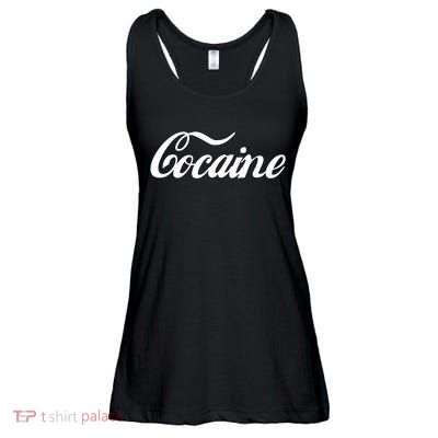 Cocaine Funny Ladies Essential Flowy Tank